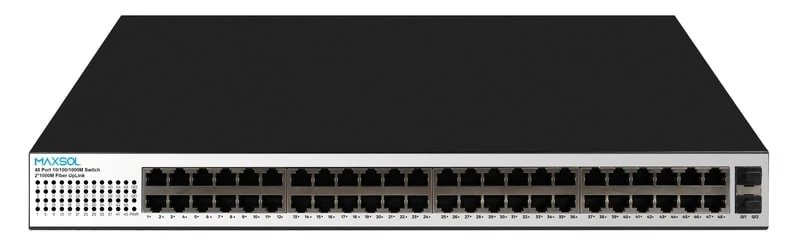 Maxsol PS14802SFG 48-port Gigabit PoE switch with two uplink ports