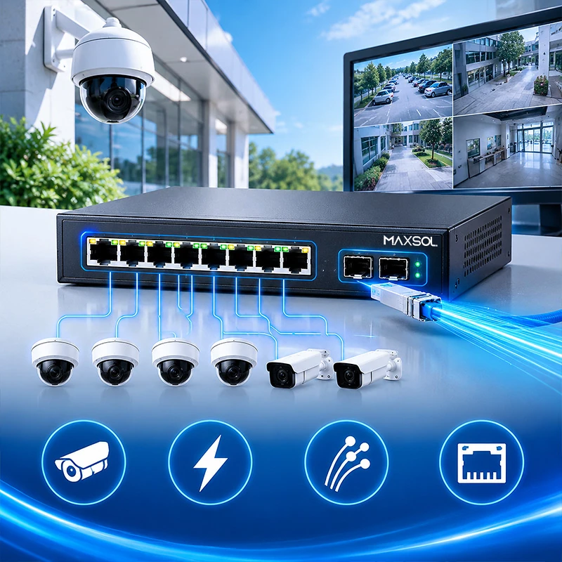 SFP Uplink PoE Switch for CCTV: Fibre Planning Guide