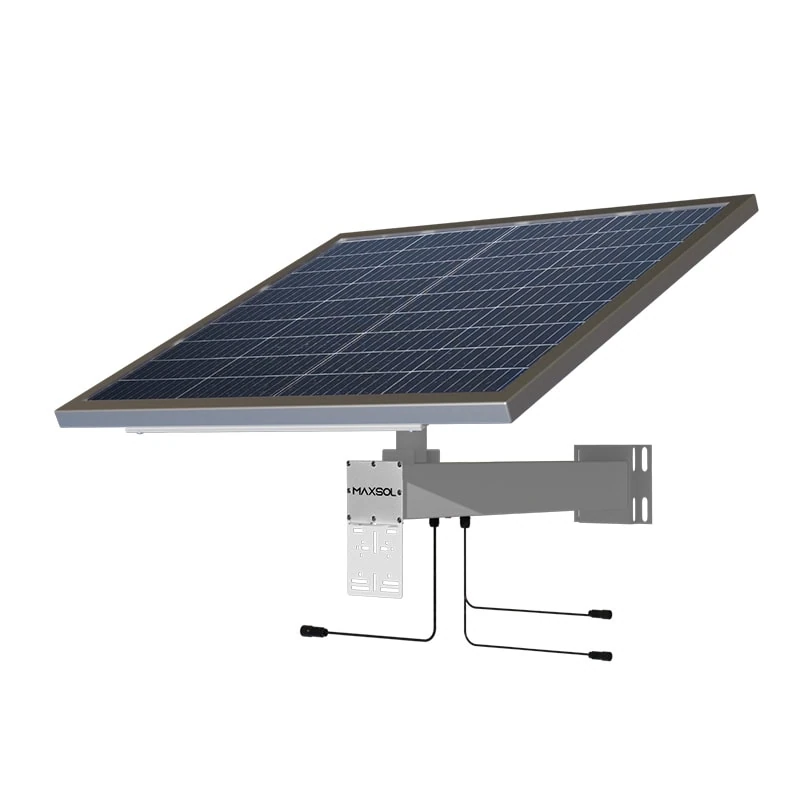 Maxsol CS12060 solar power system product view with a 12.8V 60Ah 768Wh LiFePO4 battery