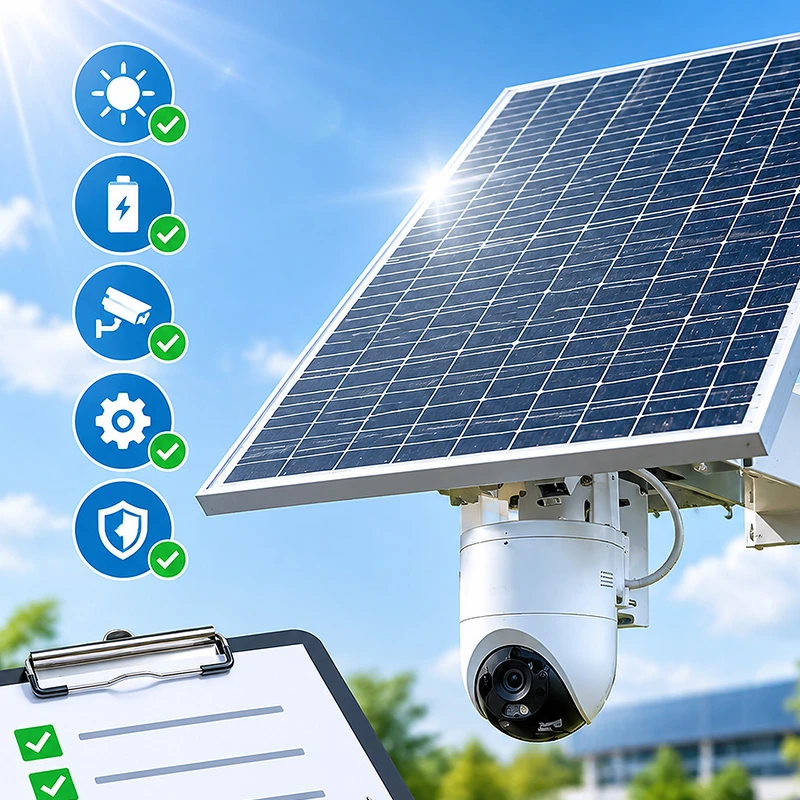Solar CCTV Deployment Checklist for Malaysia