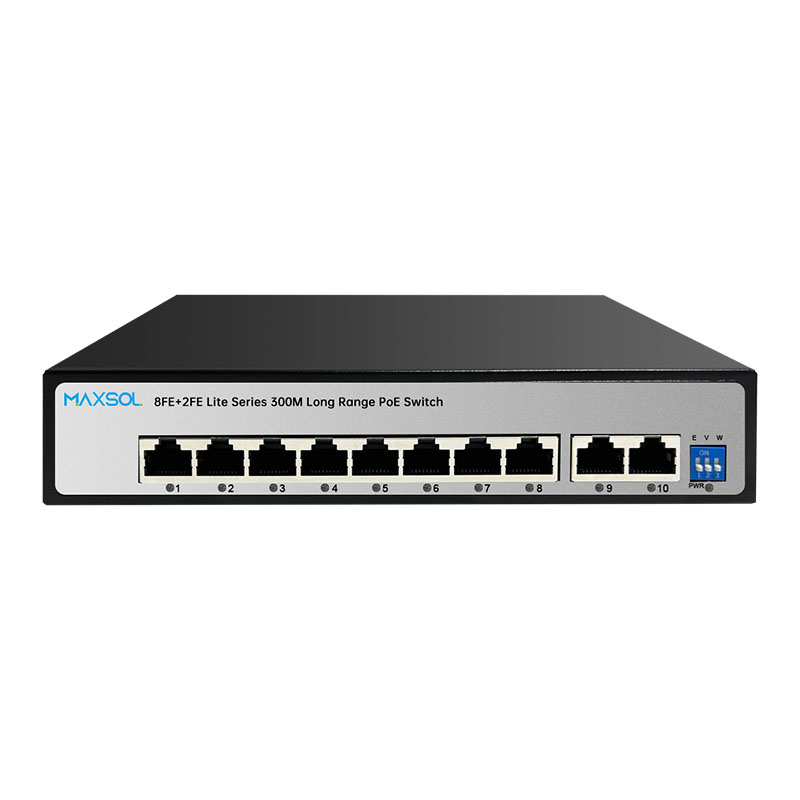 8-Port Fast Ethernet PoE+ Switch with Watchdog